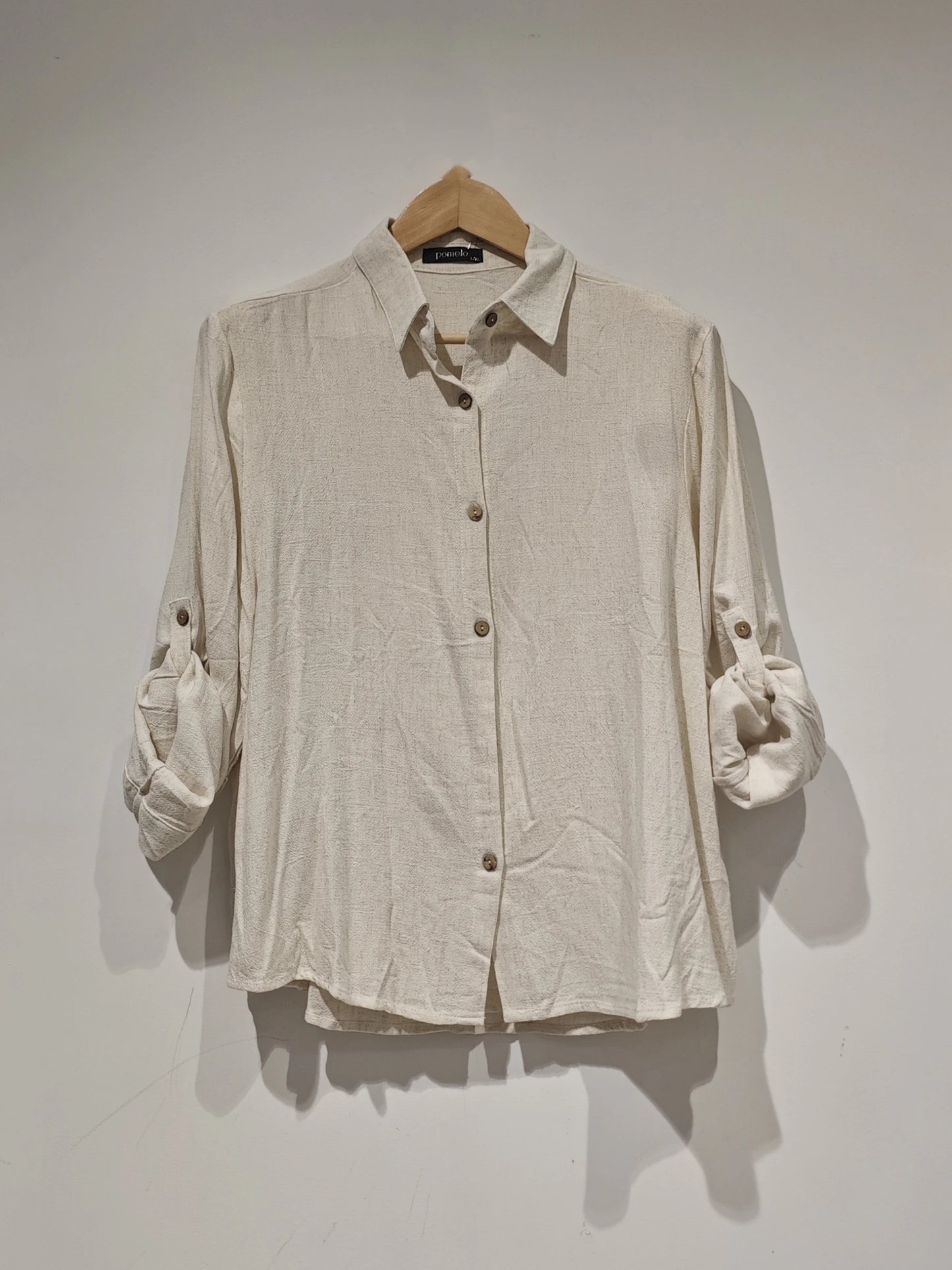 Chemise en coton Capri - Écru