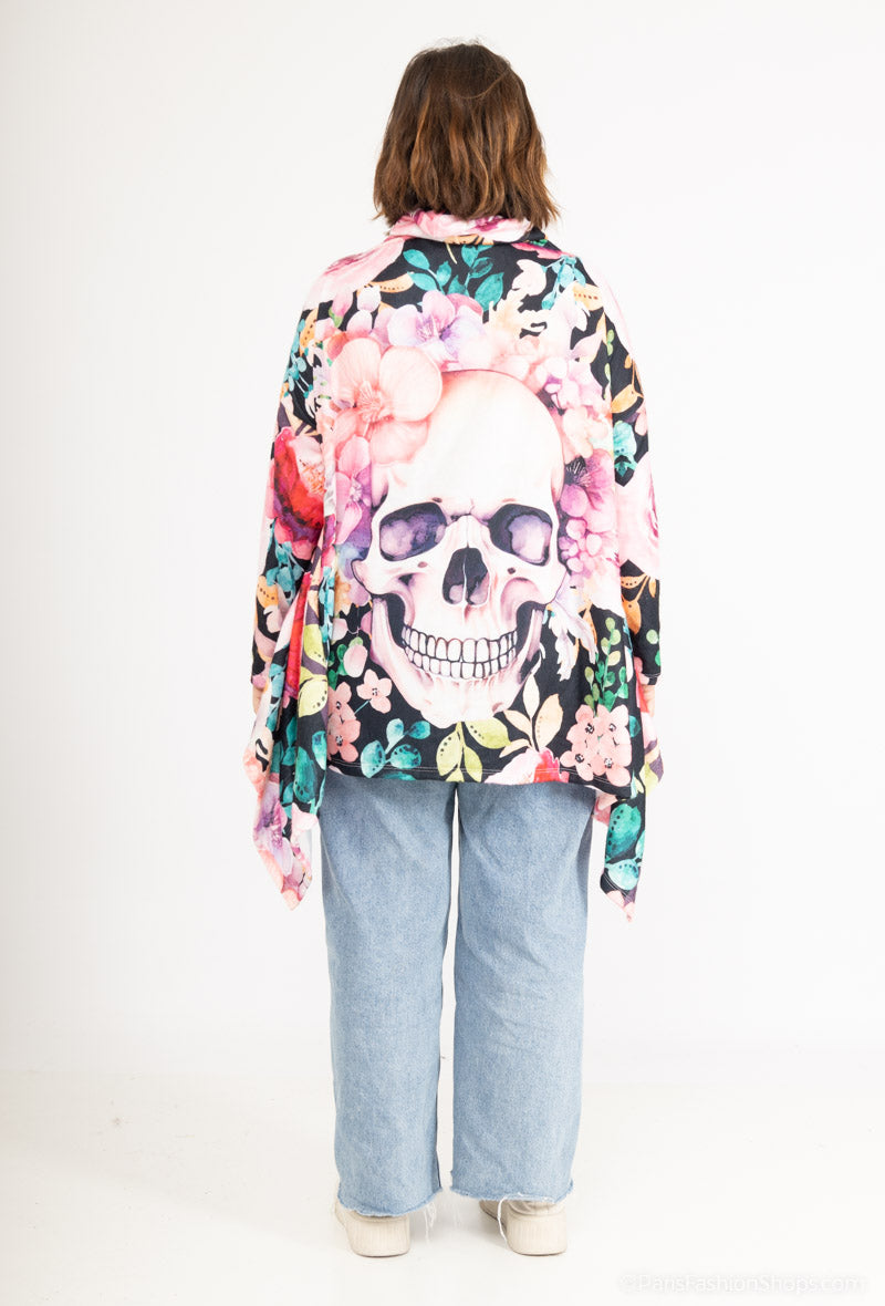 Anna skull et fleur 1