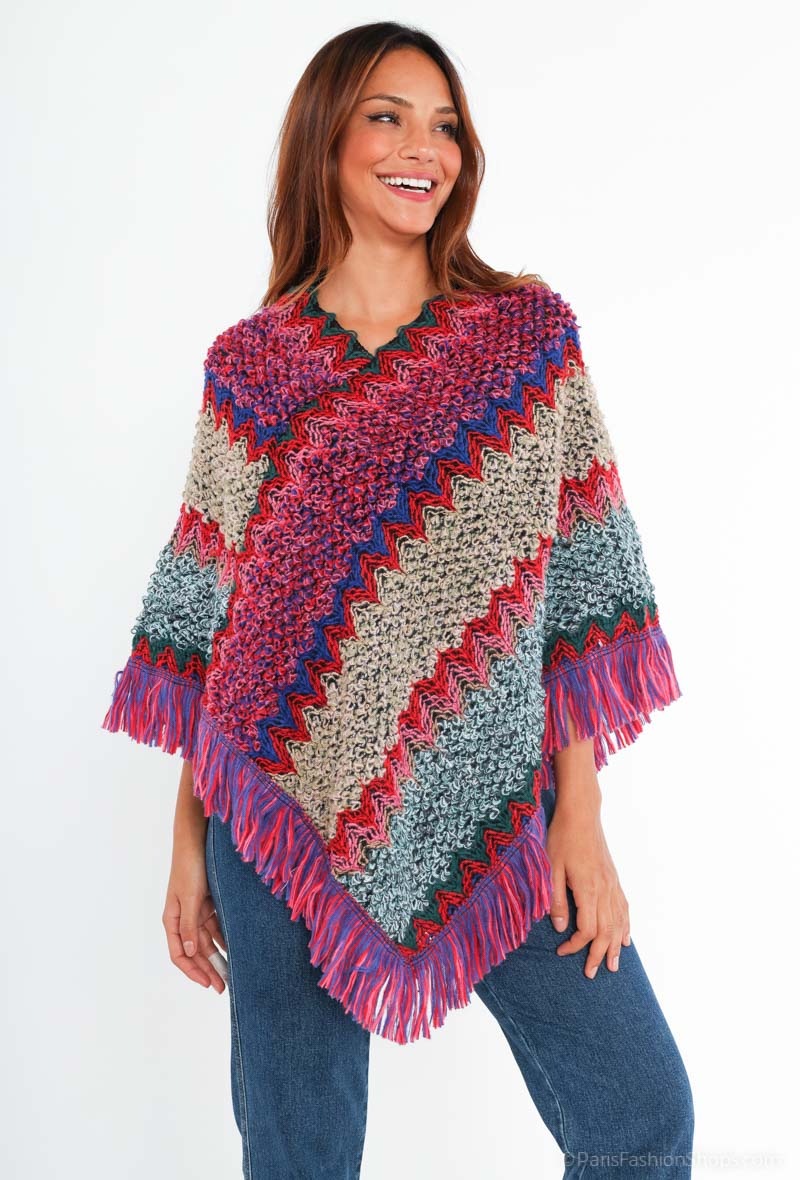 otto poncho ethnique
