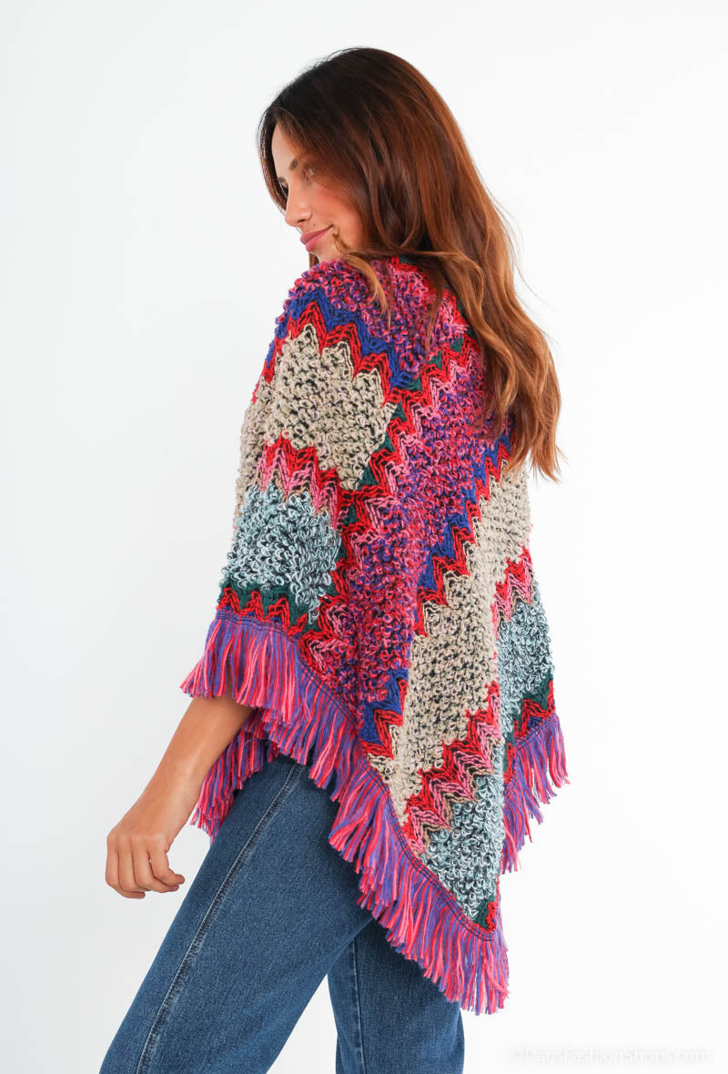 otto poncho ethnique