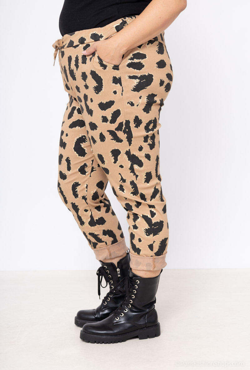 Moon pantalon leopard 01