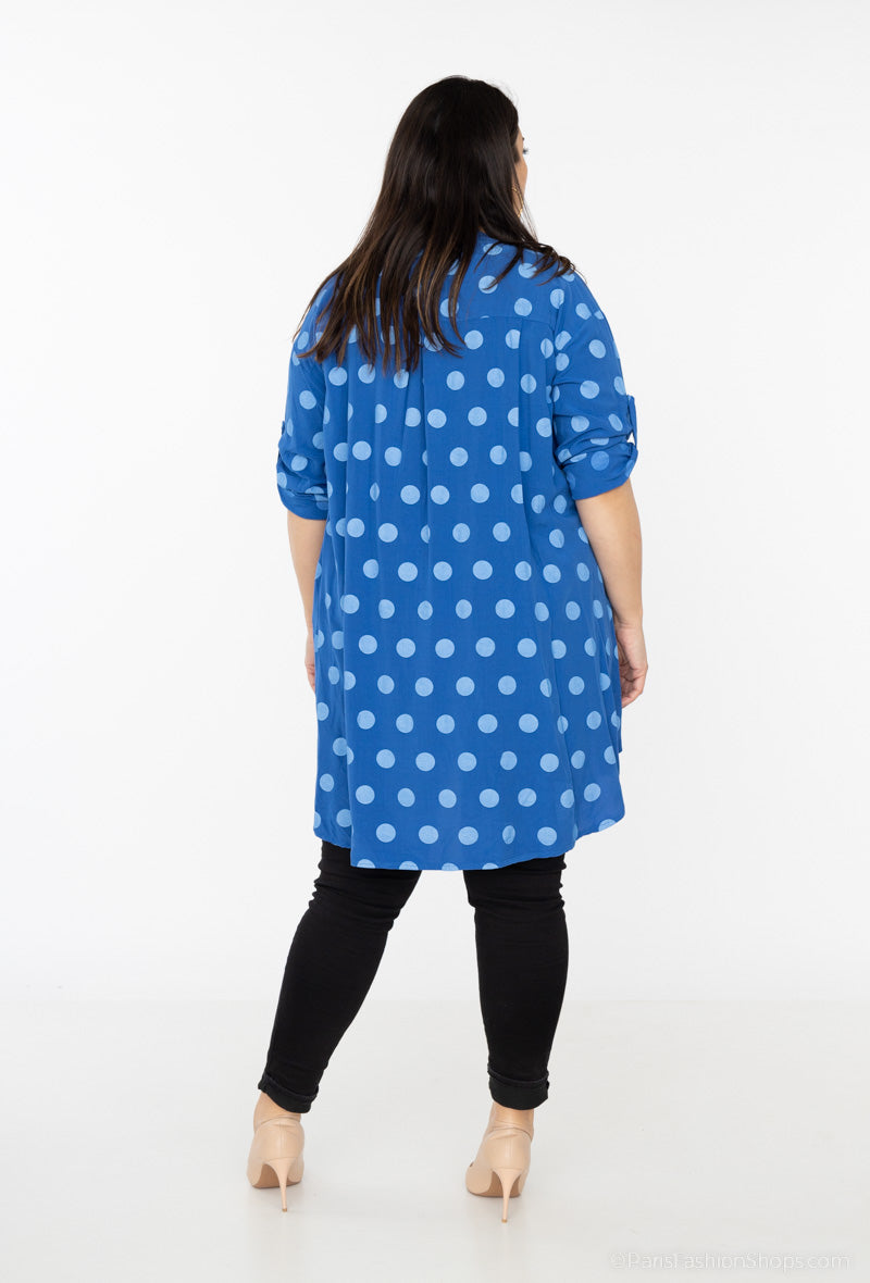 moga chemise pois