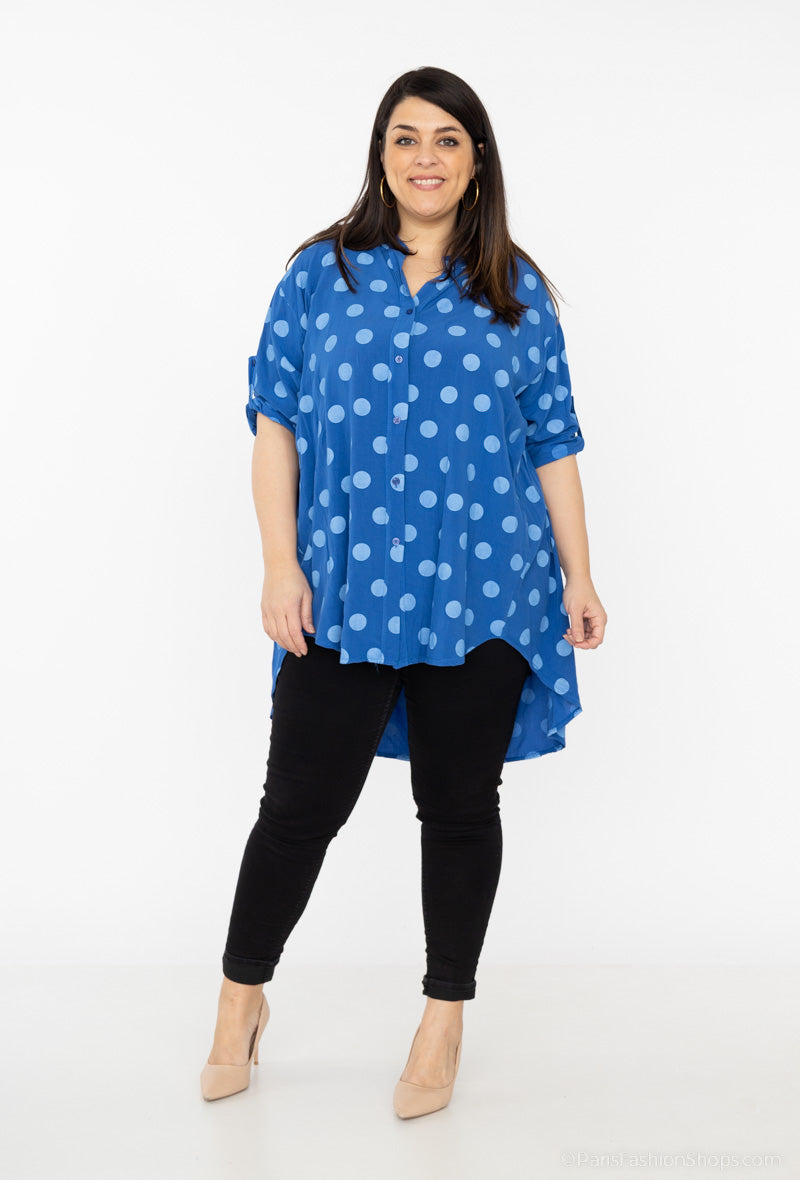 moga chemise pois