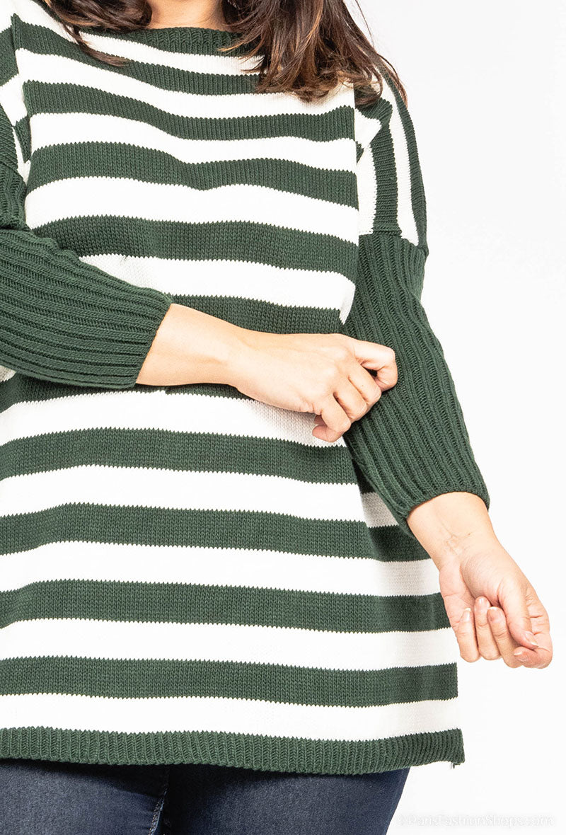 pull roma rayure