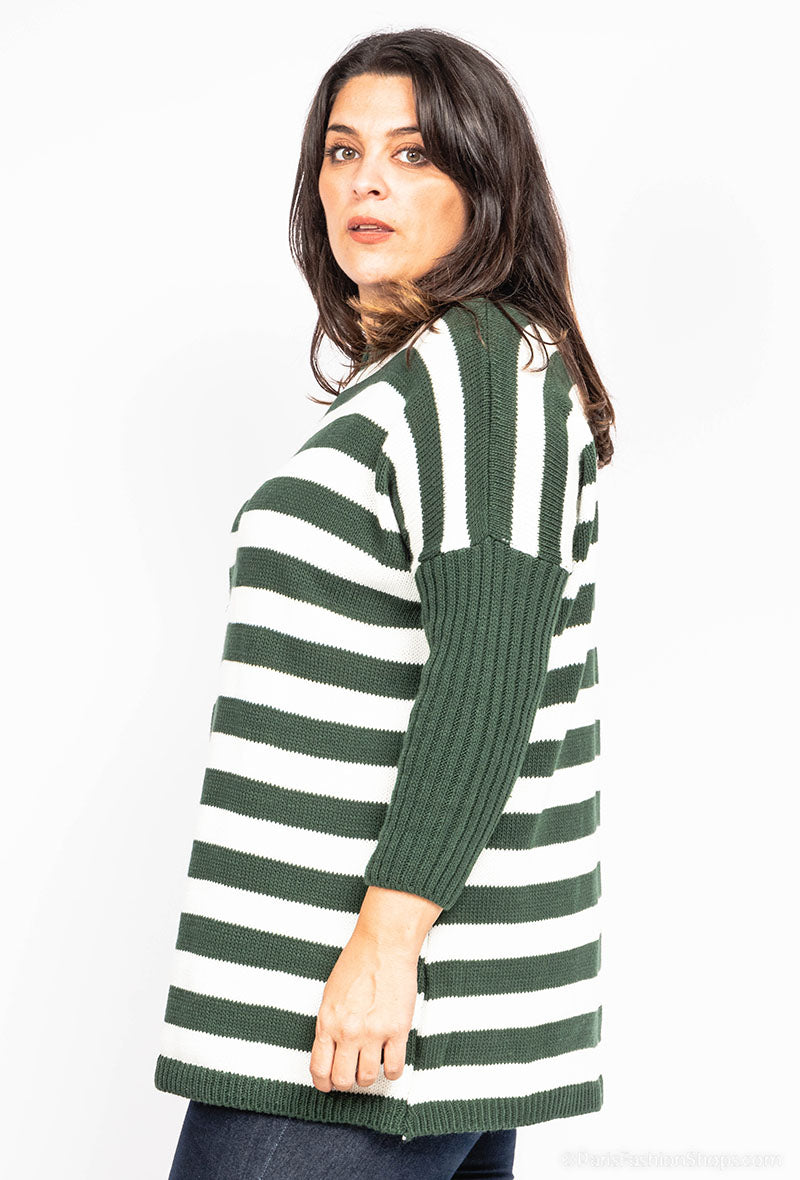 pull roma rayure