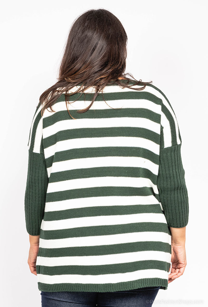 pull roma rayure