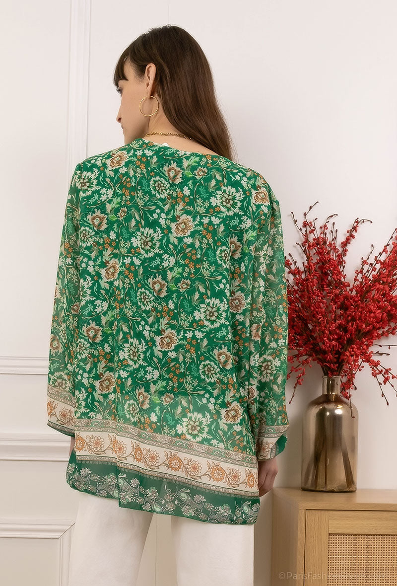 Céline motif fleuris