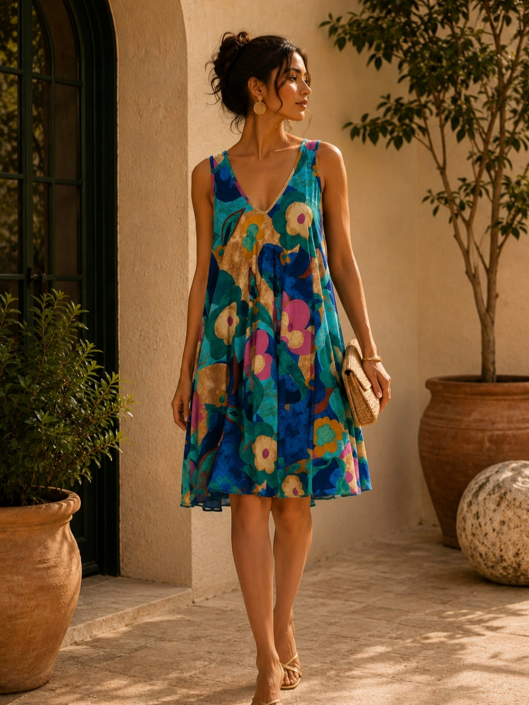 La Robe Midi Fluide Éclat 18