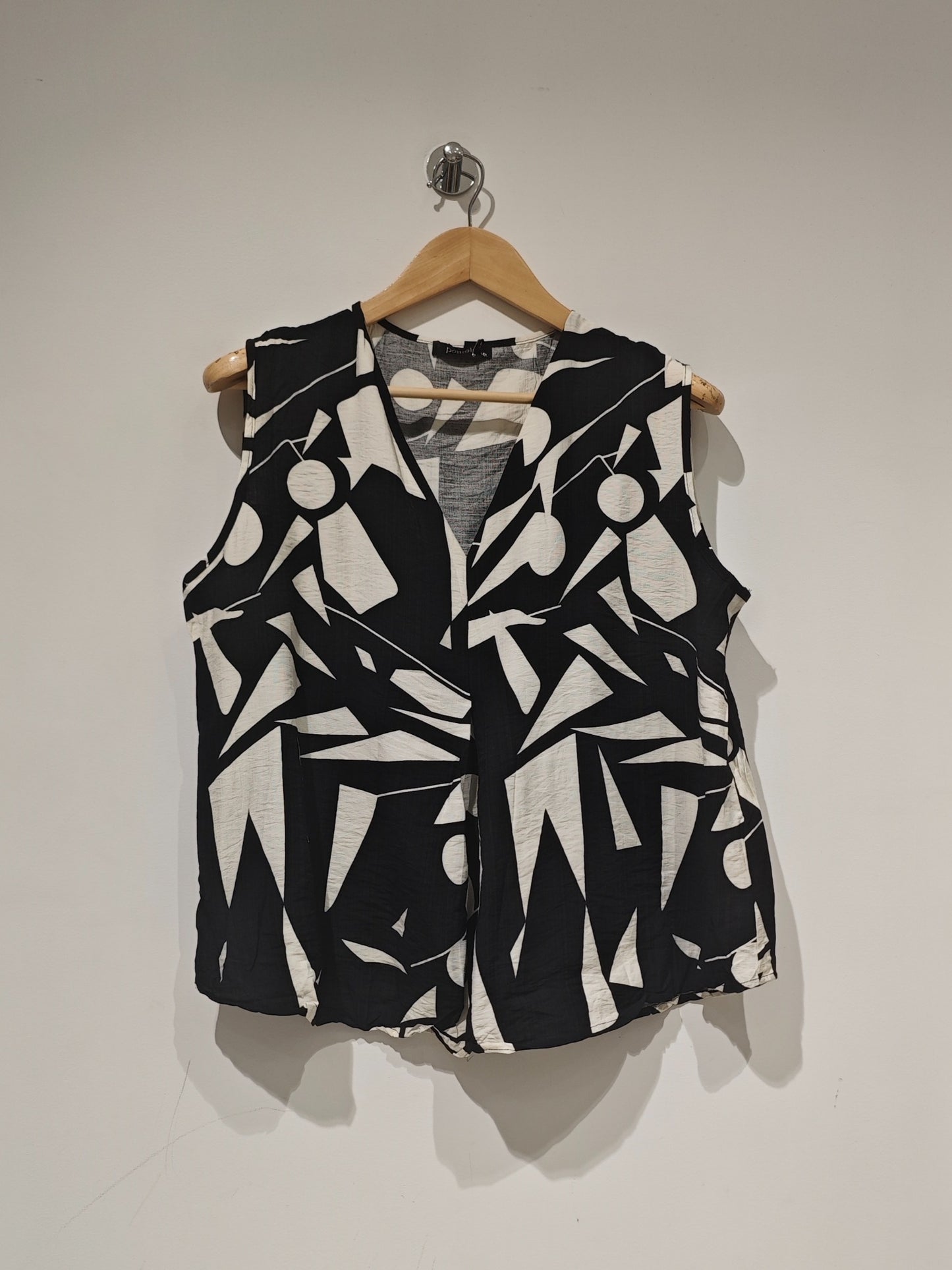 Ensemble Élégance Graphique POJ003 – Débardeur & Pantalon Fluide