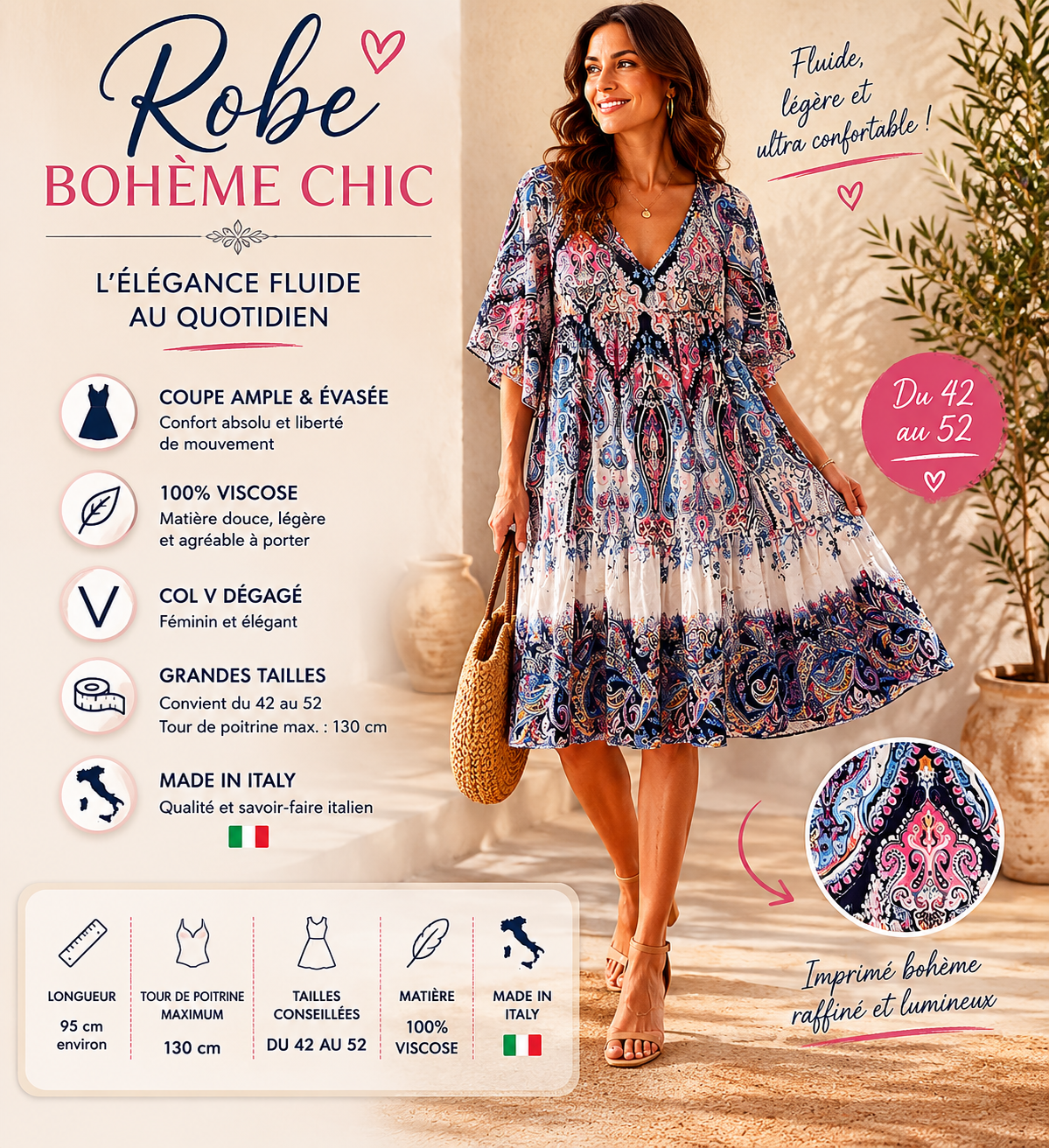 La Robe Courte Fleurie Karen 26