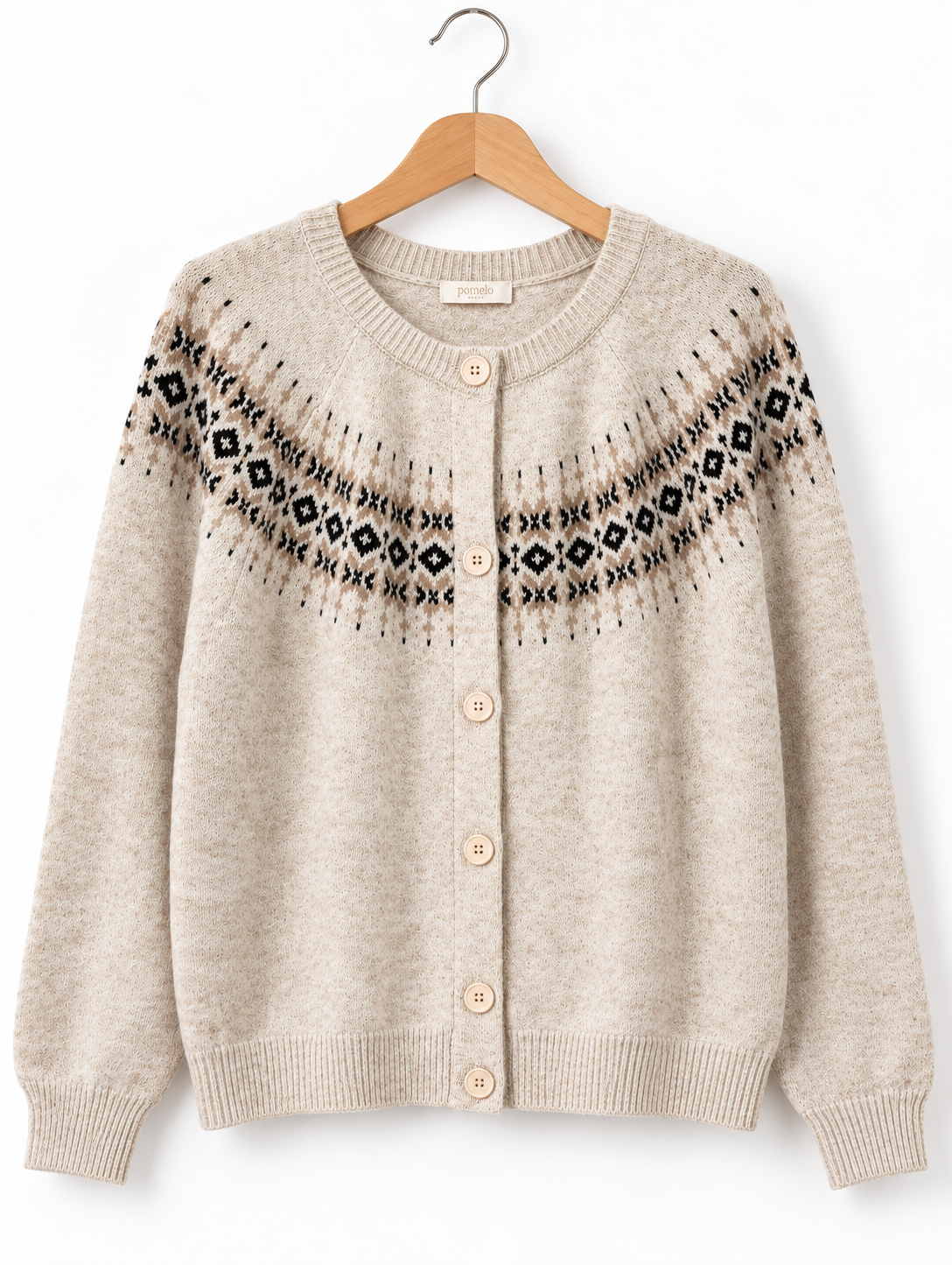 Gilet en maille jacquard VB8008 – Taille unique