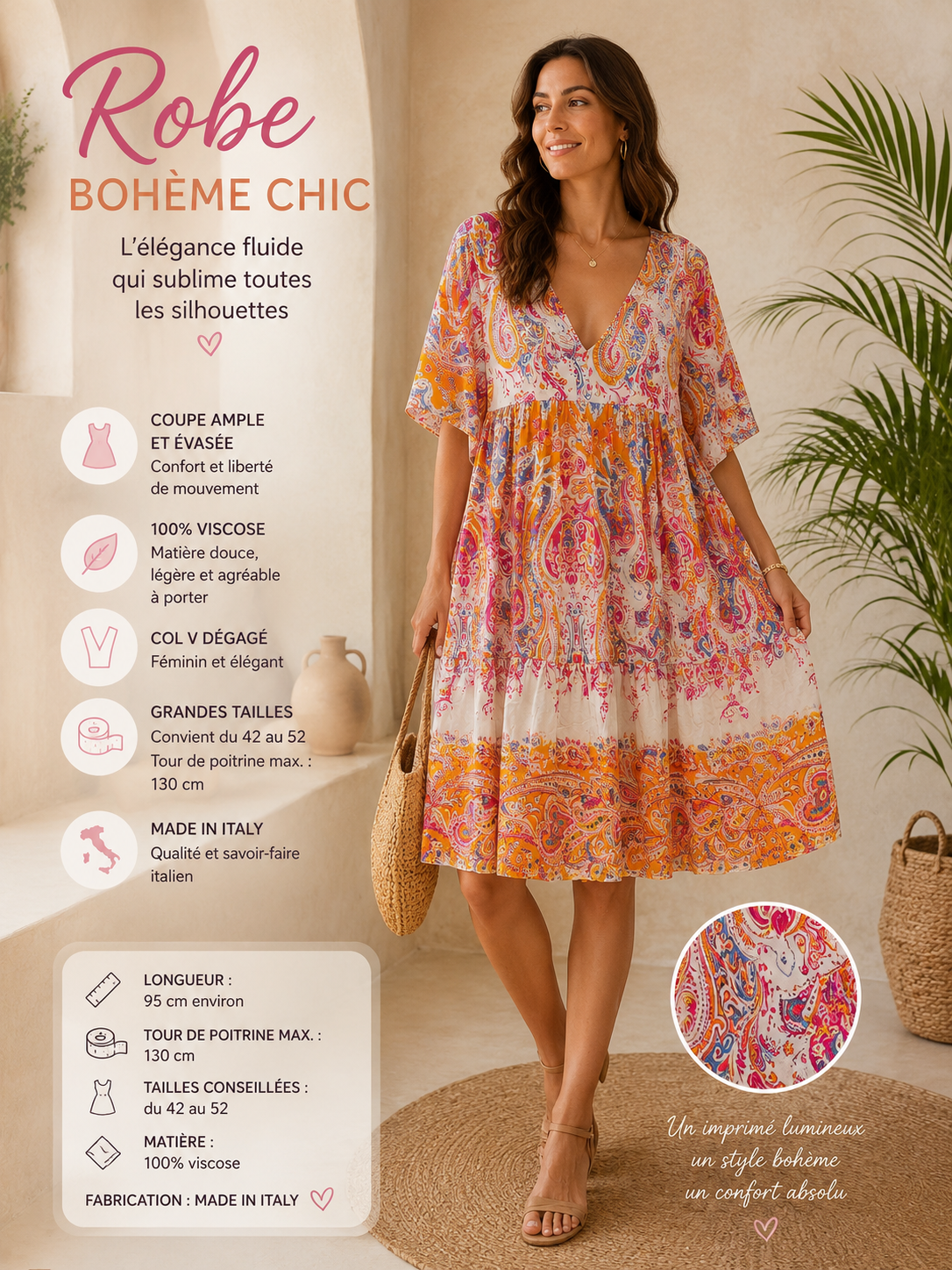 La Robe Courte Fleurie Karen 26