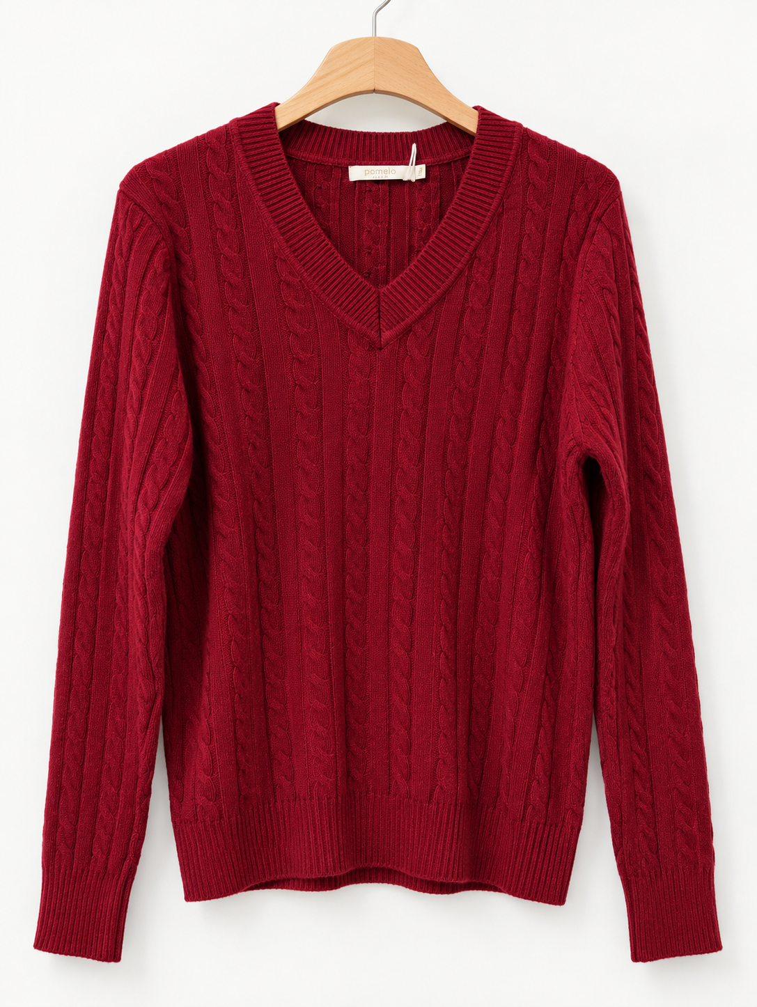 Pull col V torsadé – 68810