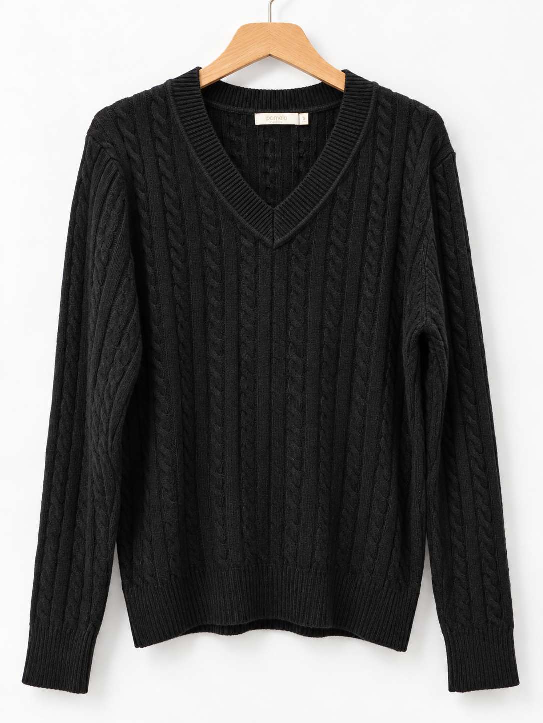 Pull col V torsadé – 68810