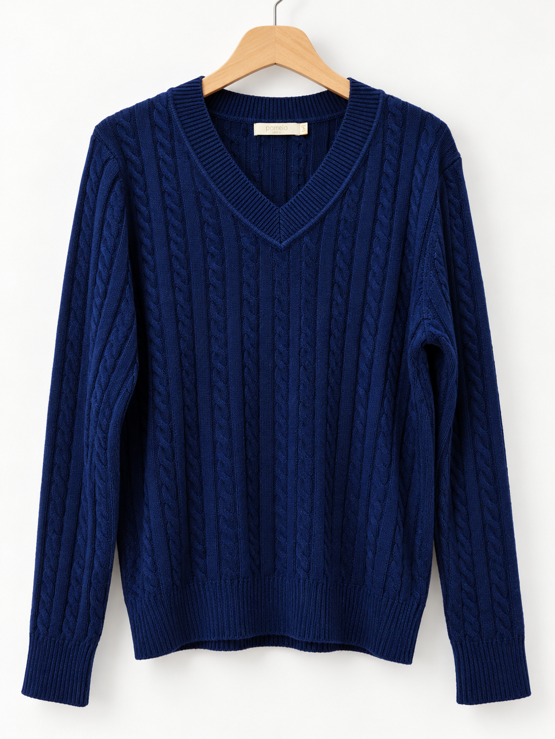 Pull col V torsadé – 68810