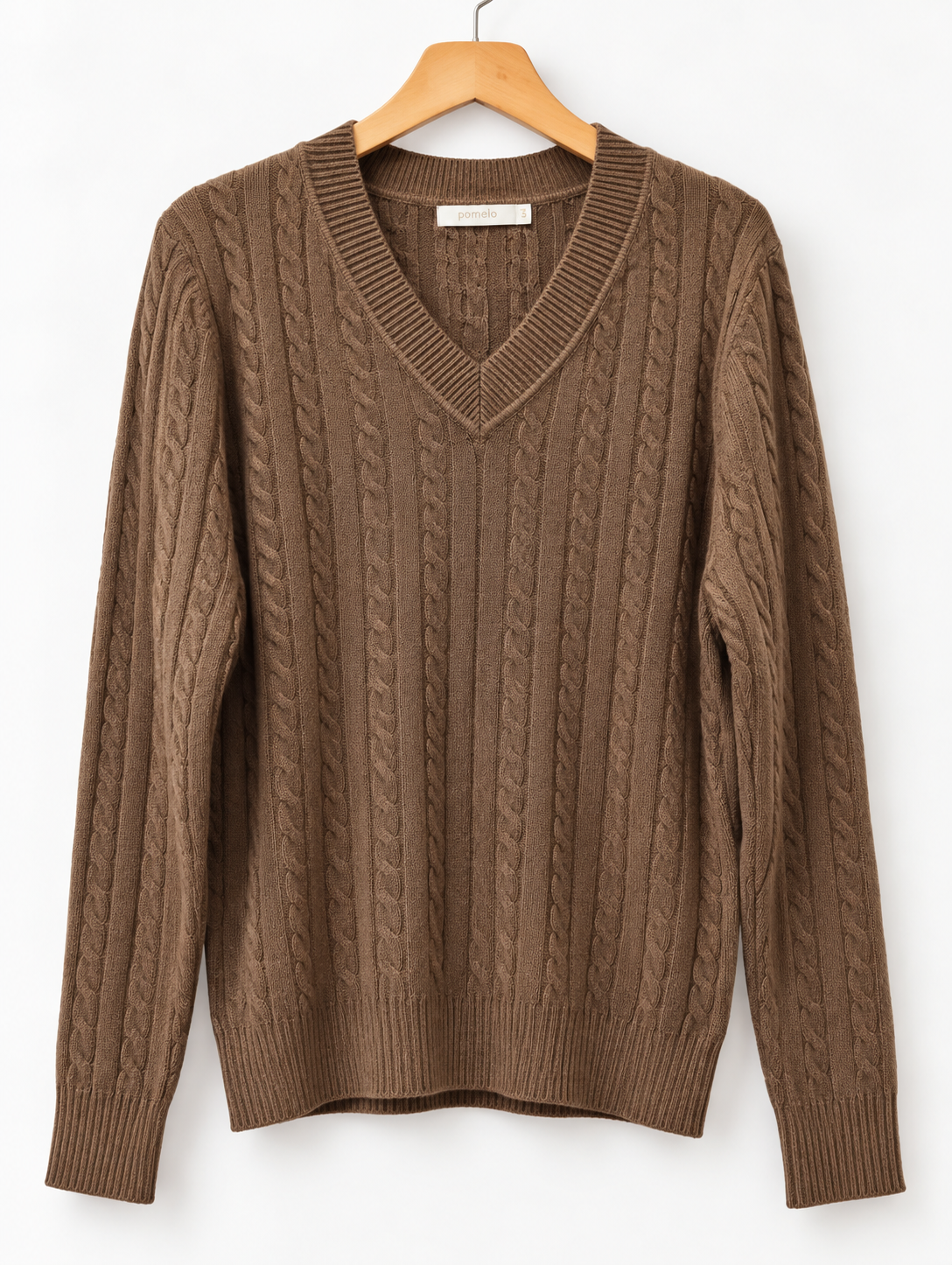 Pull col V torsadé – 68810