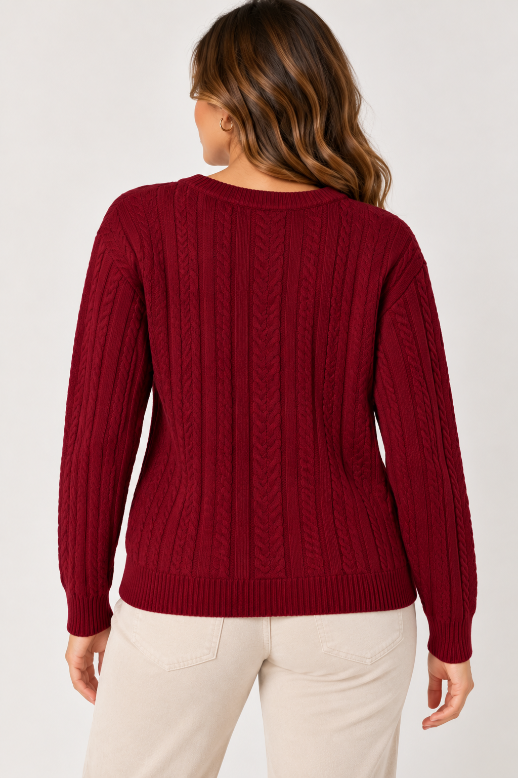 Gilet en maille torsadée 68809