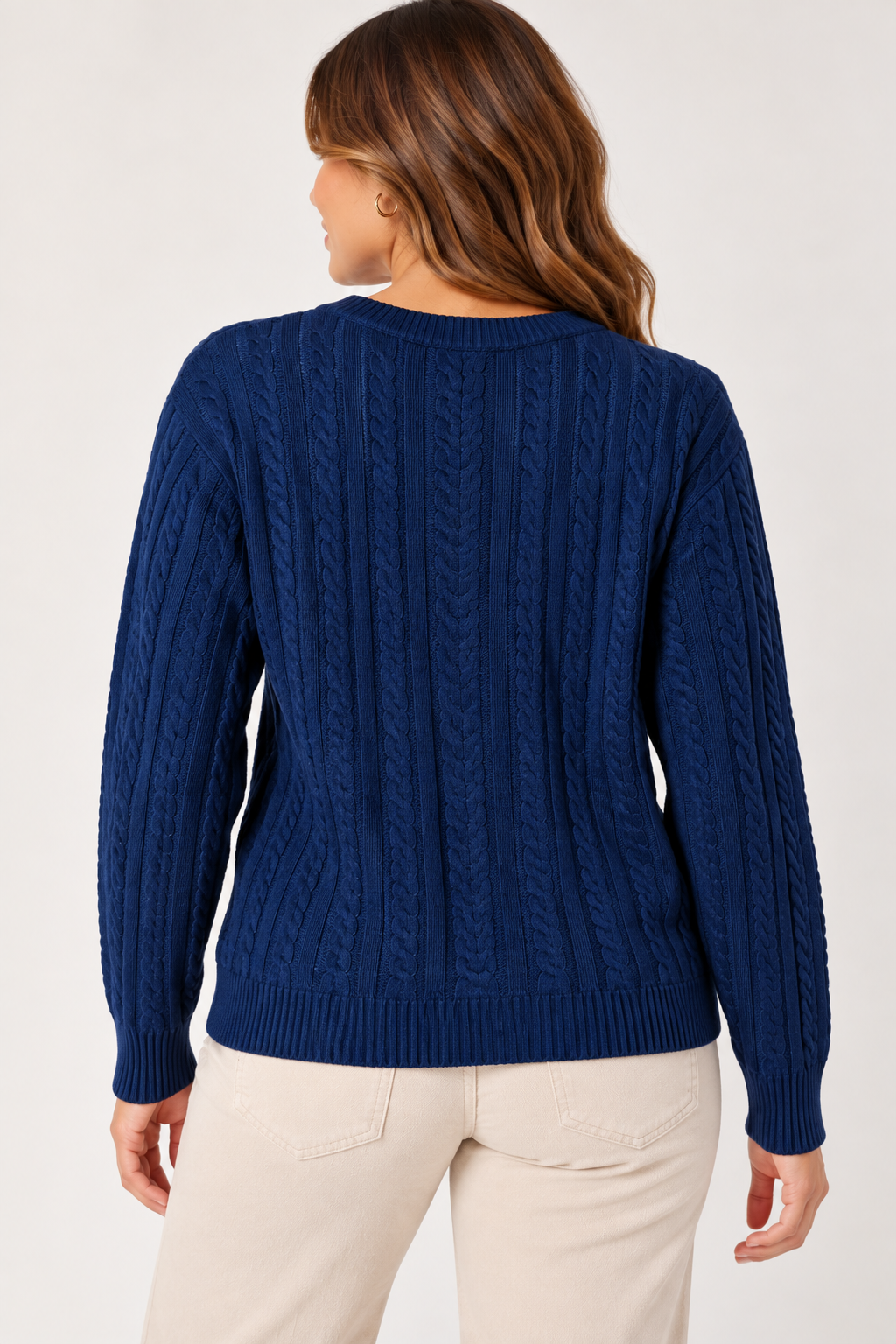 Gilet en maille torsadée 68809