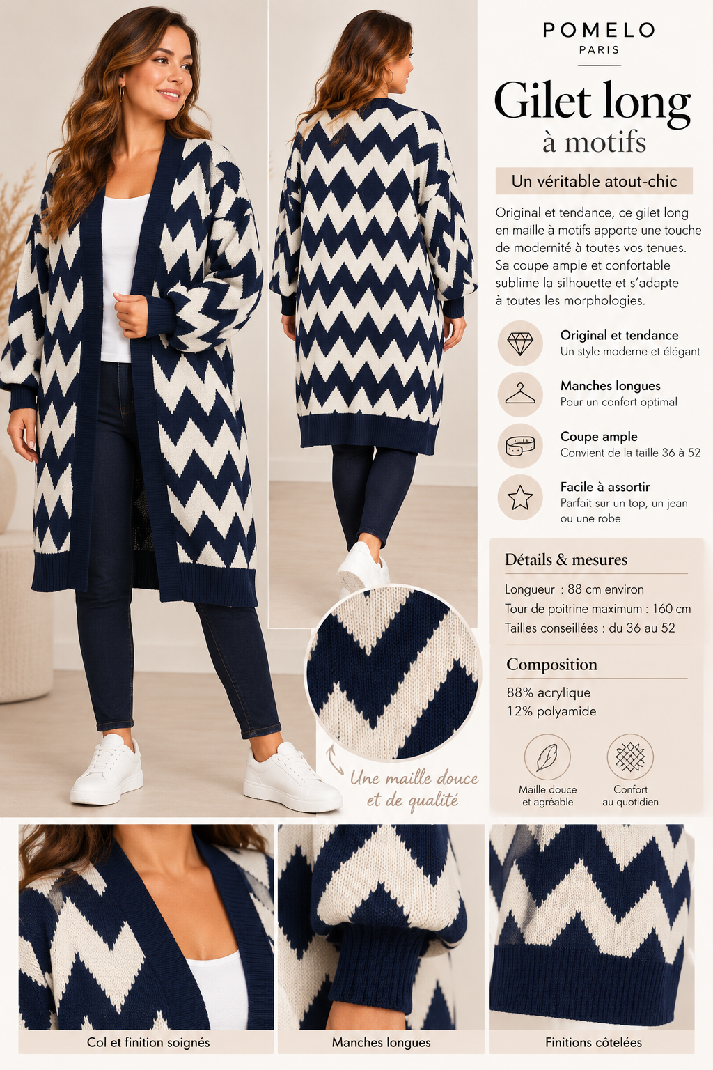ROMA GILET Atout chic - AH26