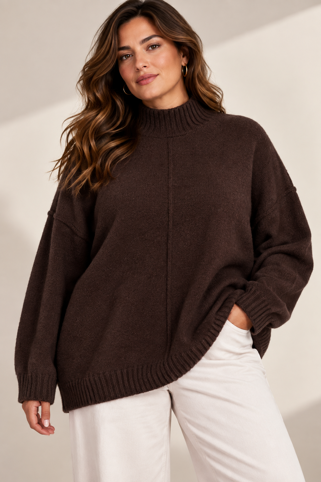 Pull oversize MATHILDA — visuel 8 — POMELO PARIS