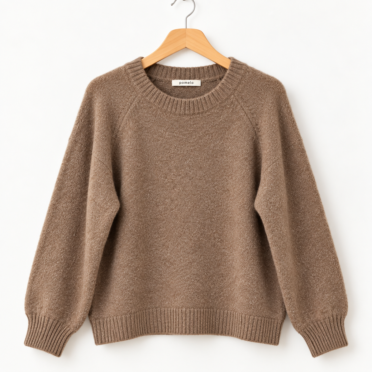 Pull col rond en maille douce Vb8008