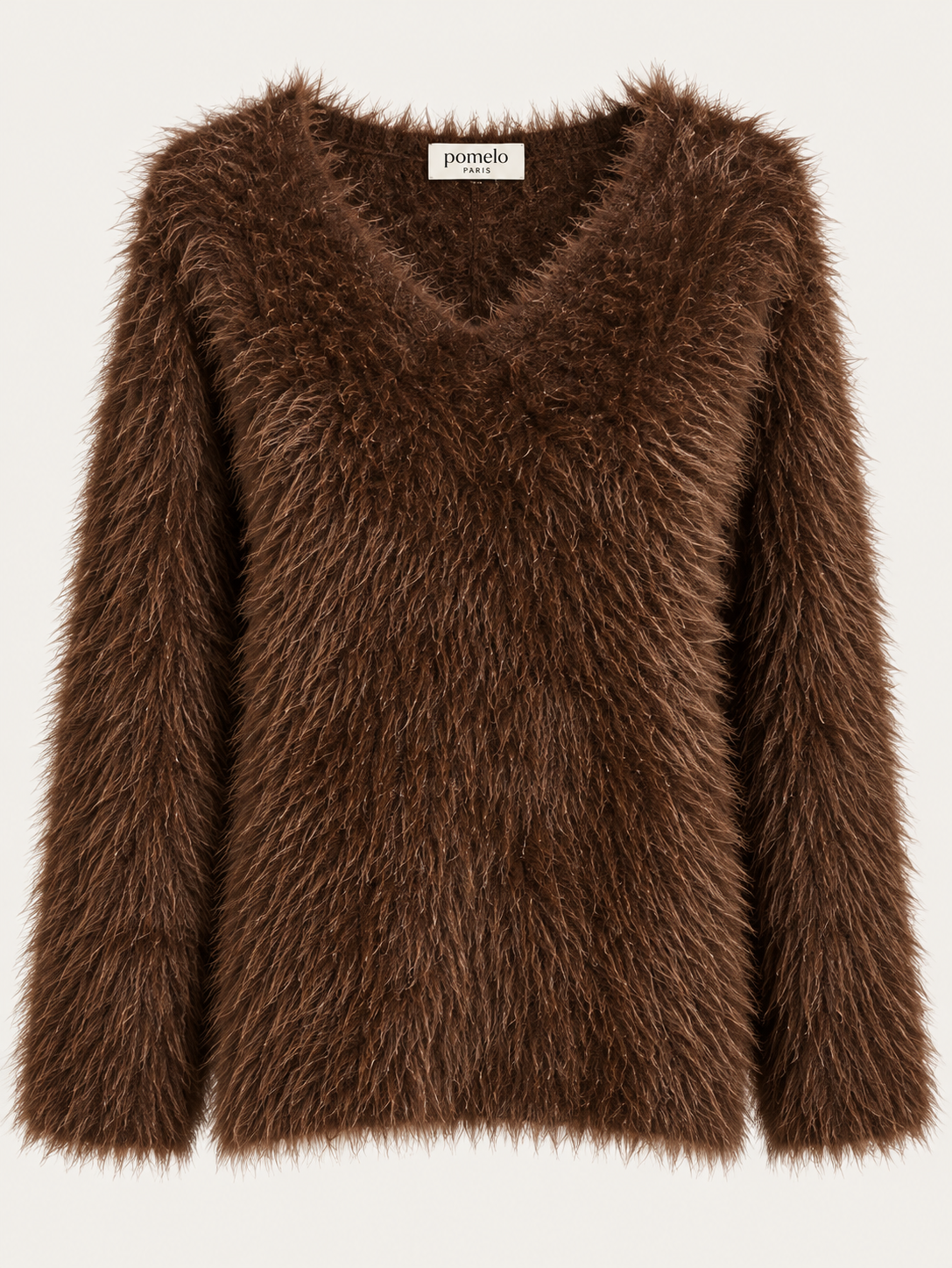 Pull poilu femme 8603 – Douceur & tendance