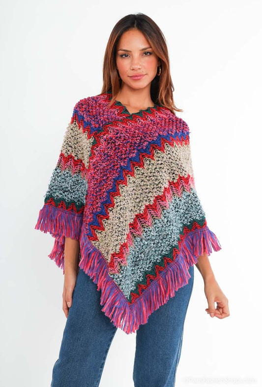 otto poncho ethnique