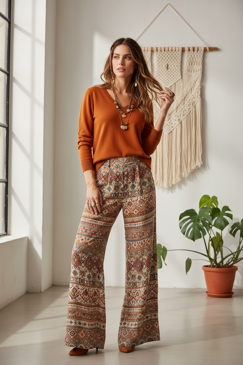 Pull col en V en maille douce - Collection Premium - VB8010 — visuel 10 — Pomelo