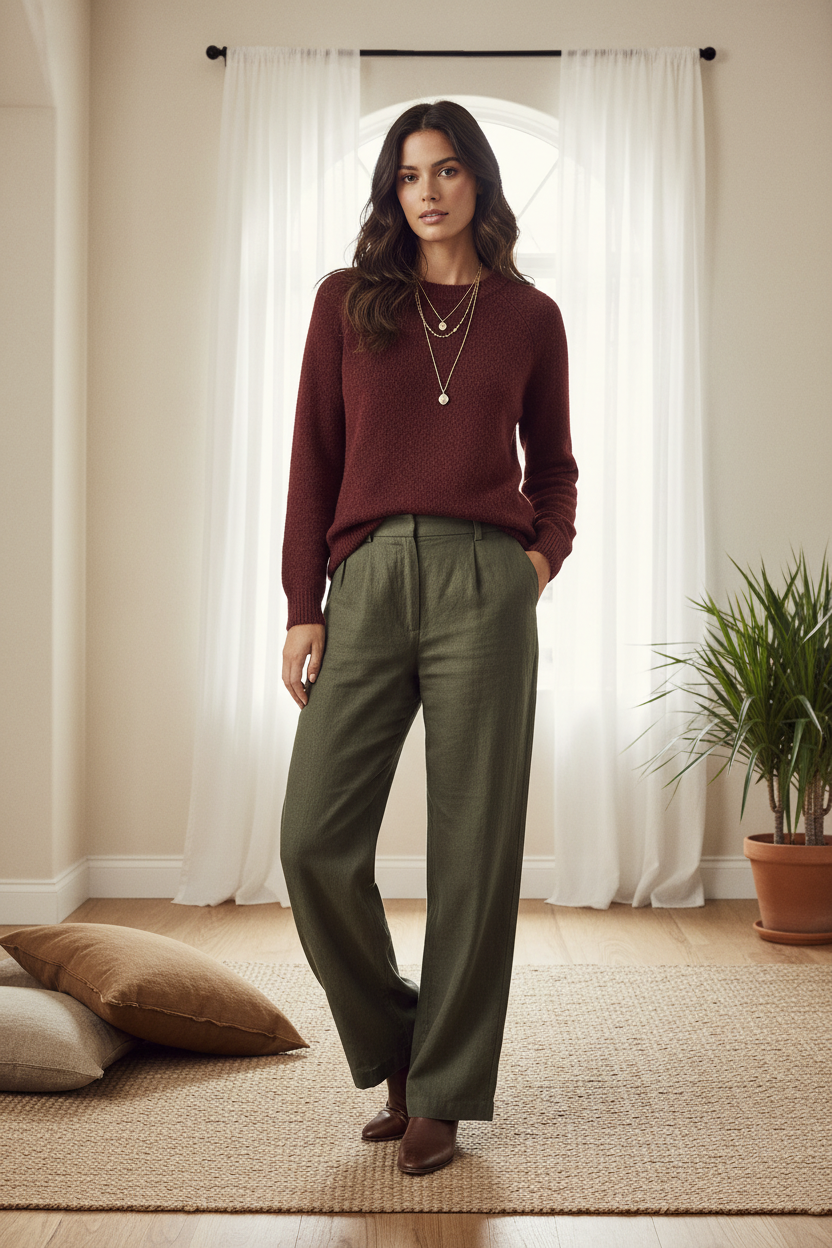 Pull en maille douce élégant - Pomelo - VB8008 — visuel 7