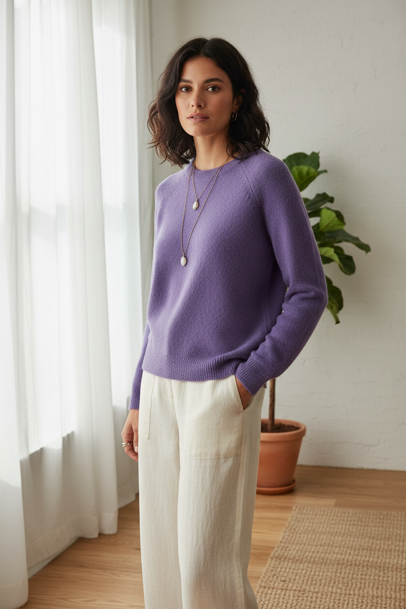 Pull en maille douce élégant - Pomelo - VB8008 — visuel 4