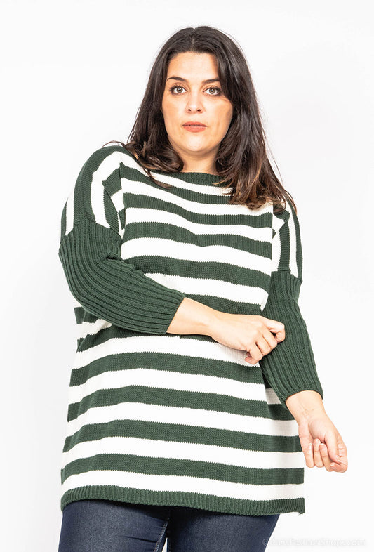 pull roma rayure